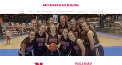 Desktop Screenshot of massmavericksbasketball.com