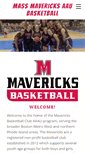 Mobile Screenshot of massmavericksbasketball.com